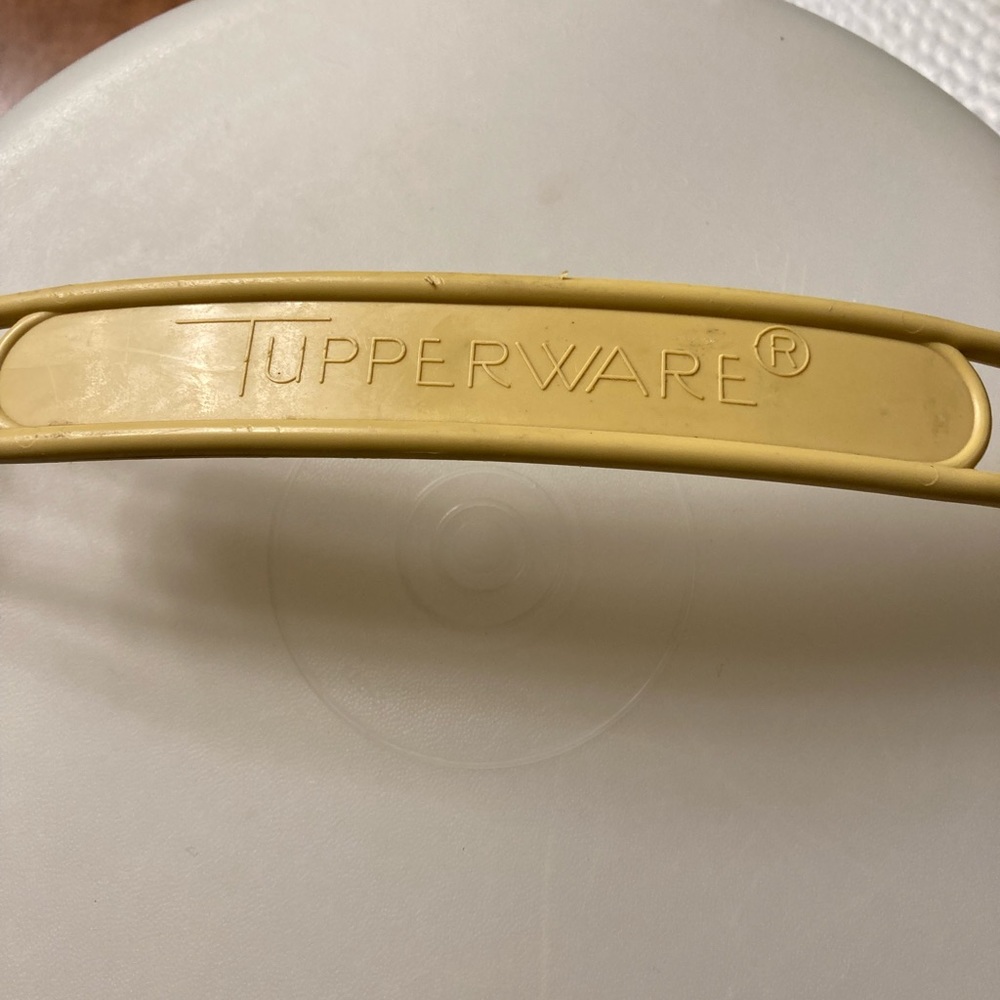 Tupperware cake plate with lid/cover and handle